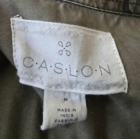 NWOT Women's Caslon Camouflage Camo & Pink Coat Jacket sz Medium - Picture 4 of 14